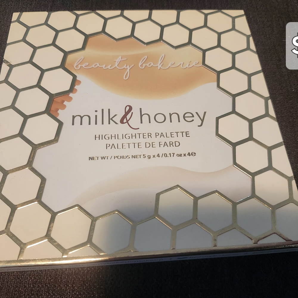 Beauty Bakerie Milk & Honey Highlighter Palette - Cream, Gold